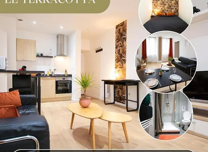 Le Terracotta, Plein Centre, Garage, Wifi-Netflix