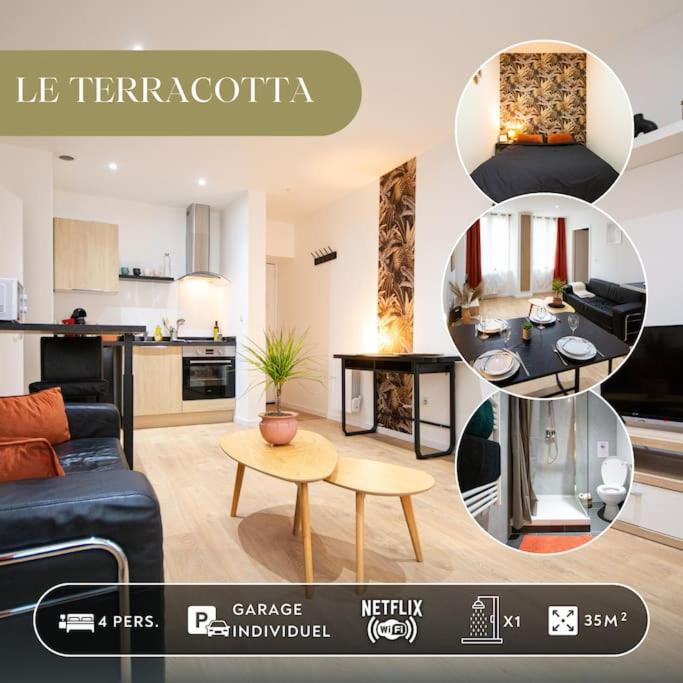 Le Terracotta, Plein Centre, Garage, Wifi-netflix